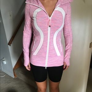 Lululemon in stride Jacket Wee are from space pink